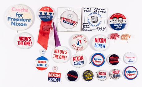 20x RICHARD NIXON CAMPAIGN BUTTONS
