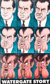 3 NIXON AGNEW SATIRICAL POSTERS