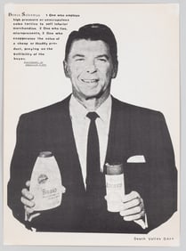 ANTI RONALD REAGAN BORAX SALESMAN POSTER