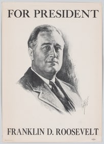 ROOSEVELT AND GARNER CAMPAIGN POSTERS (2)