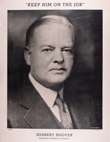 HERBERT HOOVER 1928 CAMPAIGN POSTER