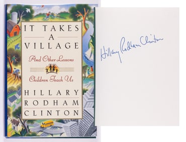 HILLARY RODHAM CLINTON SIGNED BOOK