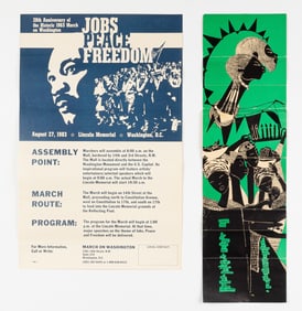 MLK JR. 20TH ANNIV. MARCH ON WASHINGTON POSTER