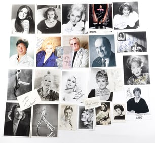 CELEBRITY SIGNATURES & PHOTOS 170 PIECES