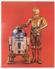 R2D2 AND C-3PO STAR WARS POSTER
