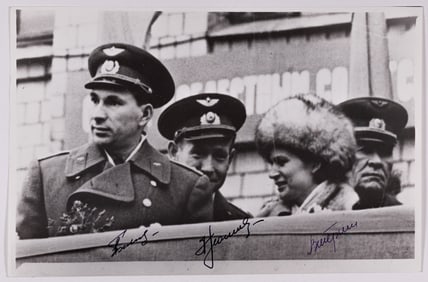 COSMONAUT AUTOGRAPHED PHOTO