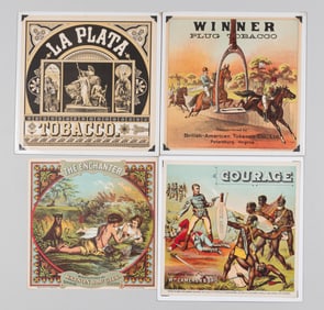 4 TOBACCO CARGO CRATE LABEL PRINTS
