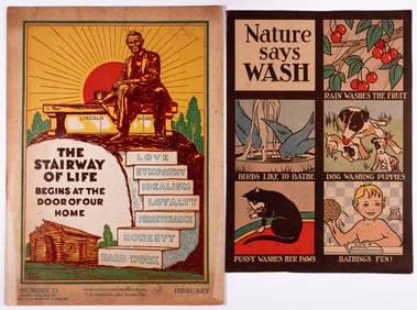 AMERICAN ELEMENTARY SCHOOL POSTERS (2)