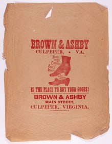 BROWN AND ASHBY ADVERTISEMENT POSTER