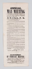 TOWN HALL MEETING BROADSIDE