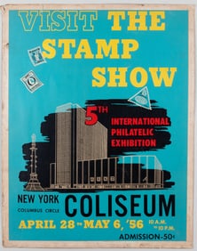5TH INTERNATIONAL PHILATELIC STAMP SHOW POSTER
