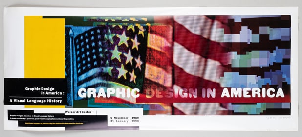 GRAPHIC DESIGN AMERICA POSTER