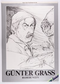 GUNTER GRASS ETCHINGS CALENDAR 1984
