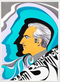 JOHN BARRYMORE POP ART POSTER