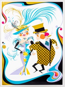 MAE WEST W.C. FIELDS POP ART POSTER