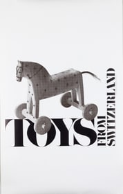 TOYS FROM SWITZERLAND ADVERTISEMENT POSTER