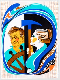 WALLACE BERRY MARIE DRESSLER POP ART POSTER