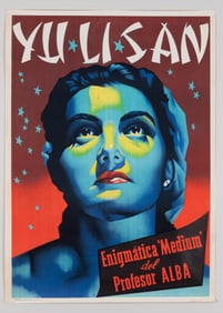 YU LI SAN MEDIUM PROFESSOR ALBA MAGIC POSTER