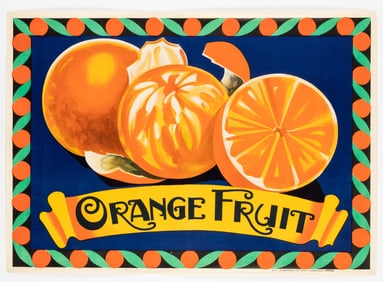 ORANGE FRUIT POSTER