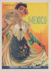 MEXICAN TRAVEL POSTER