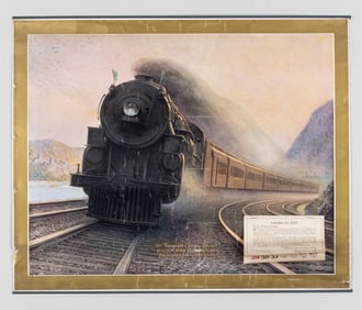 THE NEW YORK CENTRAL LINES 1923 CALENDAR
