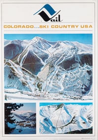 VAIL COLORADO SKI RESORT POSTER
