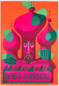 BORIS GODUNOV POLISH OPERA POSTER