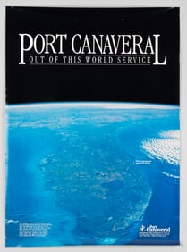 PORT CANAVERAL SPACE POSTER