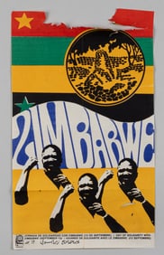 1968 ZIMBABWE DAY OF SOLIDARITY POSTER