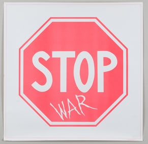 1971 'STOP WAR' ANTI-WAR PROTEST POSTER