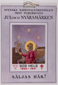 SWEDISH TUBERCULOSIS HANGING POSTER