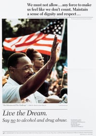 MLK JR LIVE THE DREAM POSTER