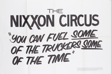 6 TRUCKER 70S OIL CRISIS PROTEST POSTERS