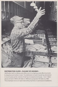 16 US POSTAL SERVICE JOB TITLE POSTERS