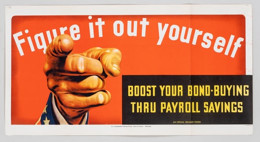 FIGURE IT OUT YOURSELF WAR BOND POSTER