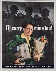 I'LL CARRY MINE TOO! POSTER VALENTINO SARRA