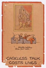 WWII CARELESS TALK COST LIVES POSTER