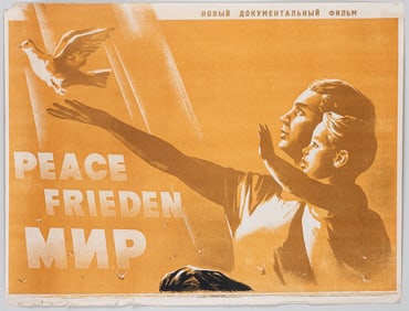 SOVIET PEACE DOCUMENTARY POSTER