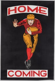 1910 OHIO STATE BUCKEYES FOOTBALL HOMECOMING BANNER