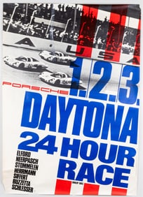 1968 DAYTONA RACE PORSCHE FACTORY POSTER