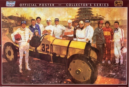 INDIANAPOLIS 500 MILE RACE POSTER