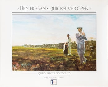 SIX 1991 BEN HOGAN QUICKSILVER OPEN POSTERS
