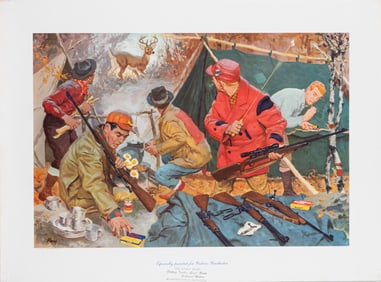 WESTERN WINCHESTER DEER HUNT POSTER