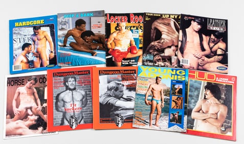 10 VINTAGE GAY FETISH MAGAZINES