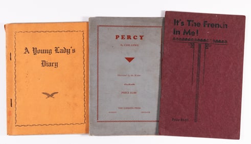 3 VINTAGE ADULT EROTIC STORY BOOKS