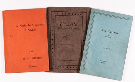 3 VINTAGE ADULT EROTICA STORY BOOKS