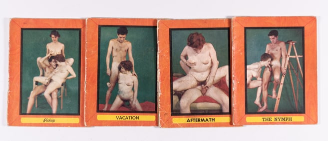 4 VINTAGE ADULT EROTICA BOOKS