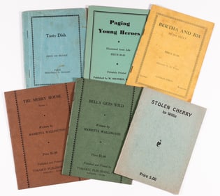 6 VINTAGE EROTICA ADULT BOOKS