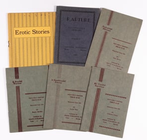 6 VINTAGE EROTICA ADULT BOOKS