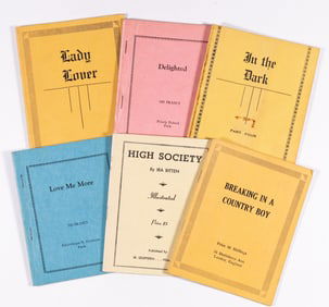 6 VINTAGE EROTICA ADULT BOOKS